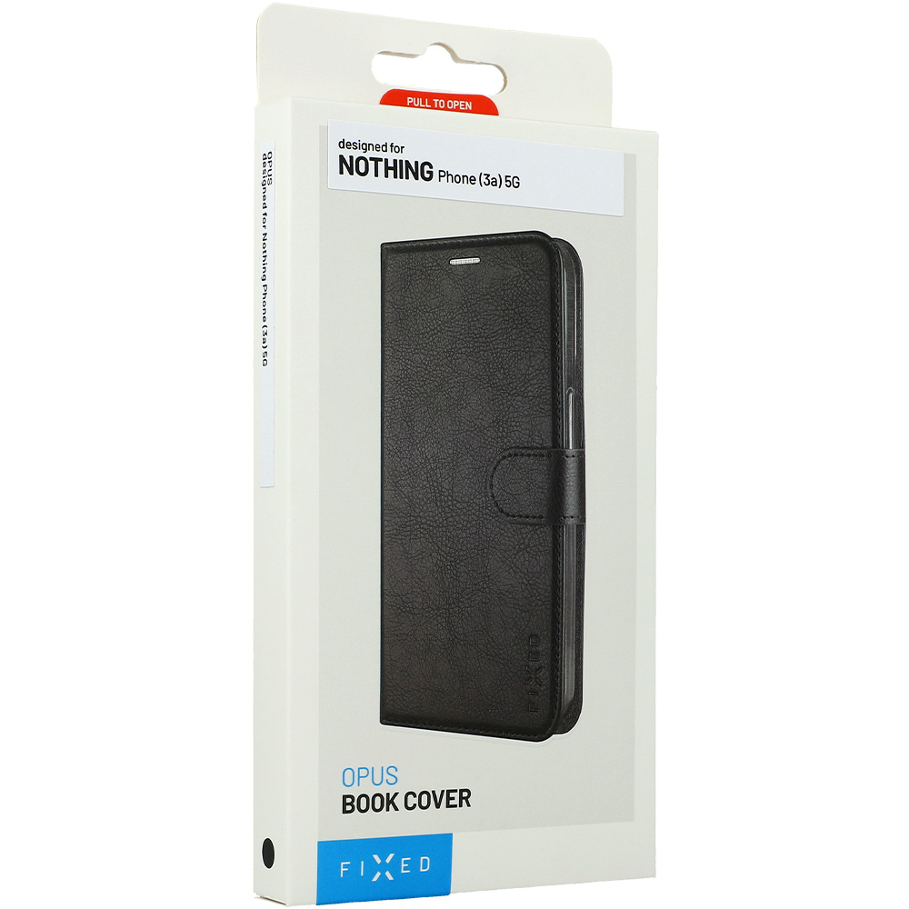 Etui Fixed Book Case Opus do Nothing Phone (3a), czarne